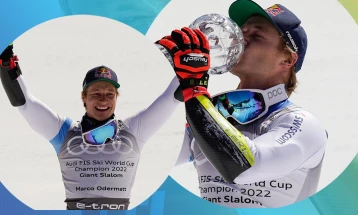 Odermatt triumphs again in Slovenia to seal giant slalom crown