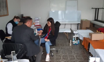 Полицајците од СВР Тетово даруваа крв
