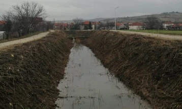 Чистење на каналската мрежа во општина Илинден