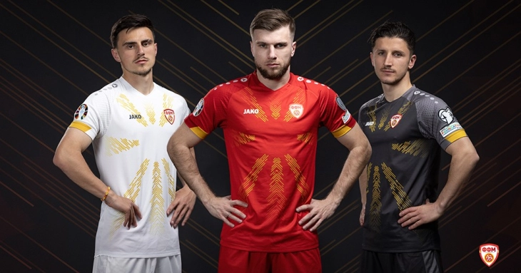 Претставен новиот дрес на македонската фудбалска репрезентација
