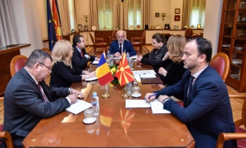 Xhaferi – Davidoiu: Romania supports North Macedonia's path to European integration