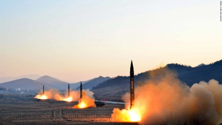 Сеул тврди дека Северна Кореја истрелала повеќе крстосувачки ракети од својот источен брег