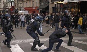 Heated protests rage through France against pension reforms
