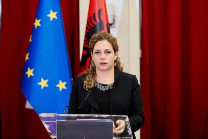 Albanian Minister of Europe and Foreign Affairs Xhaçka to visit Skopje on Monday