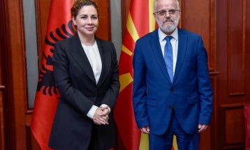 Xhaferi-Xhaçka: North Macedonia and Albania build excellent bilateral relations
