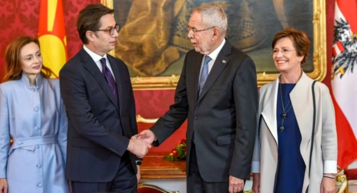 Austrian President Van Der Bellen pays a visit to North Macedonia