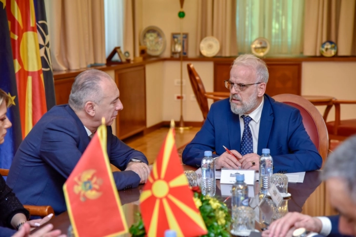 Takim i kryetarit të Kuvendit, Xhaferi me ministrin malazez për Të Drejtat e Pakicave, Gjeka