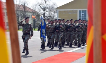 Во касарната „Страшо Пинџур“ во Петровец одбележан Денот на  Првата пешадиска бригада