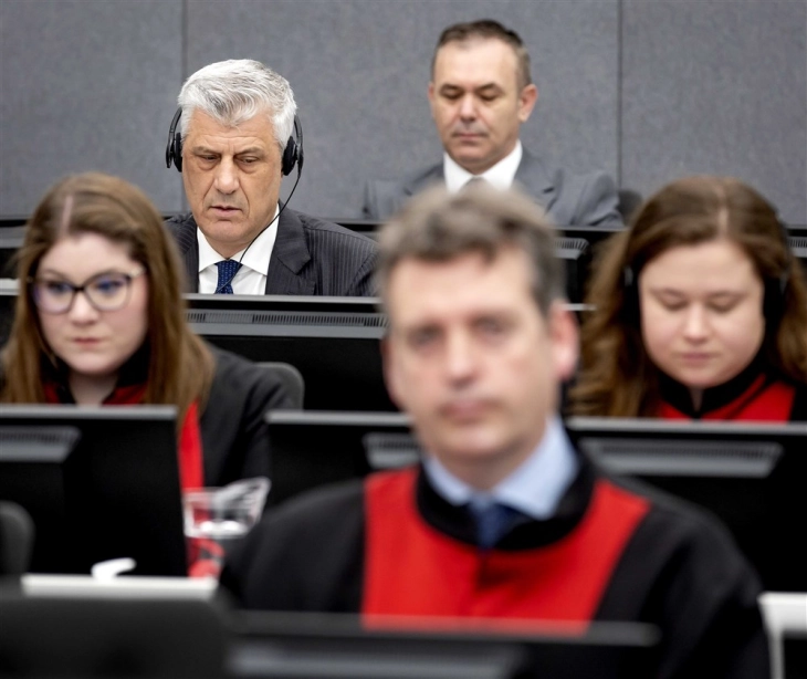 Former president Thaci denies charges at Kosovo tribunal in The Hague