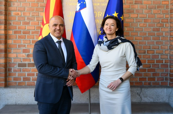 Kovachevski – Fajon: Slovenia gives encouragement to move forward in EU-integration process