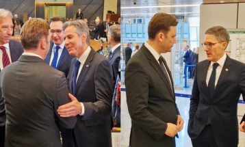 Османи разговараше со Блинкен и Шоле: САД даваат силна поддршка за евроинтеграциите на Северна Македонија
