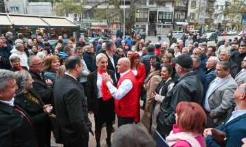СДСМ рамо до рамо со граѓаните на Велес: Напредокот продолжува