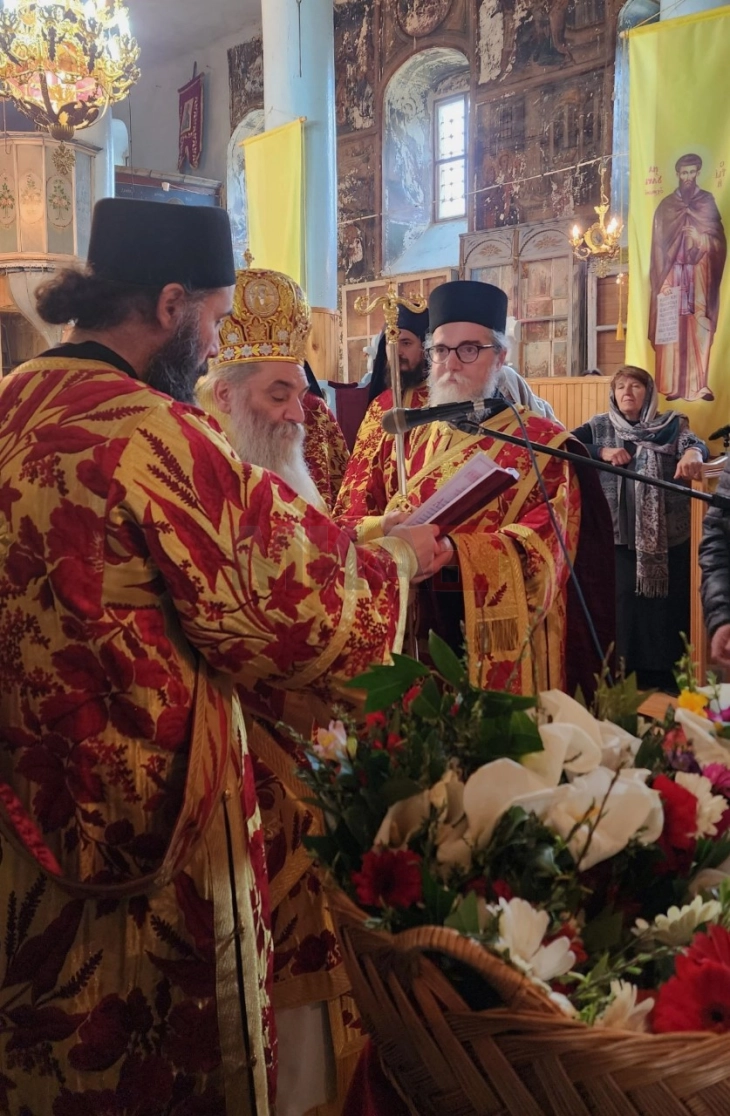 Благодарение на Свештената бигорска обител за Цветници повторно светна црквата „Успение на Пресвета Богородица