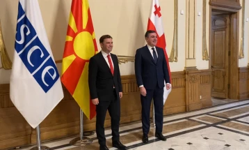 Osmani: Maqedonia e Veriut përpiqet për një zgjidhje paqësore, gjithëpërfshirëse dhe të qëndrueshme të konflikteve që prekin Gjeorgjinë