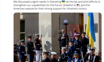 Во Вашингтон средба на премиерот на Украина и американскиот секретар за одбрана