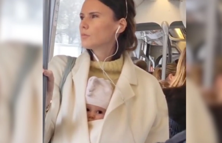 Видео поттикна дискусии за неодговорните луѓе во јавниот превоз