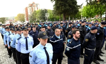 Spasovski u uroi mirëseardhje nëpunësve policorë të FRONTEKS-it