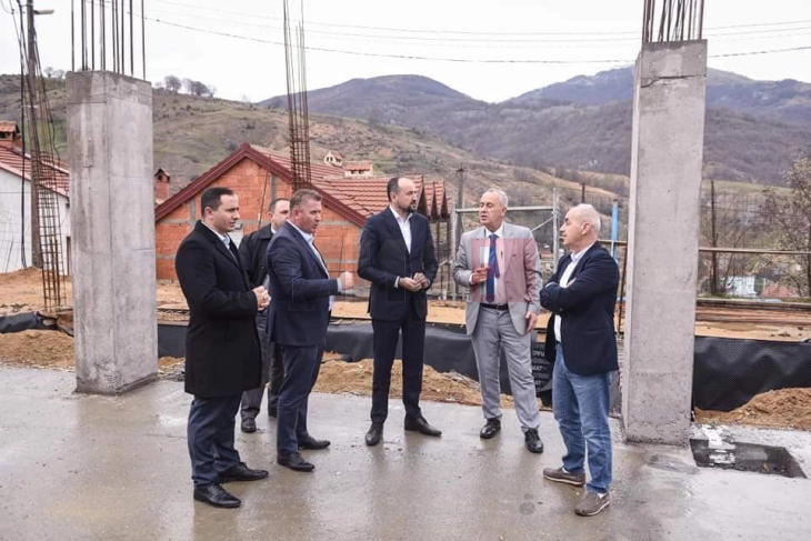 Се гради нова спортска сала во училиштето во Горно Јаболчиште