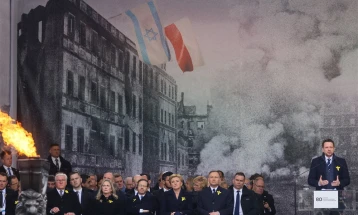 Leaders of Germany, Poland, Israel remember Warsaw Ghetto 'warriors'