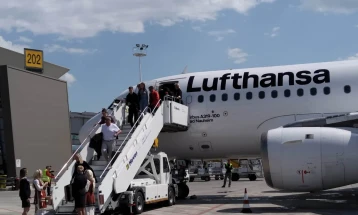 Lufthansa lands first flight in Skopje from Frankfurt
