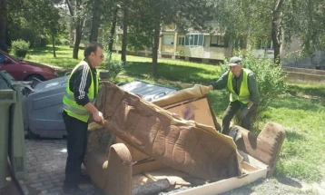 Кисела Вода бесплатно ќе го собира кабастиот отпад