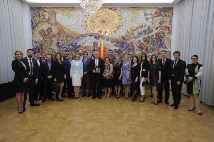 President Pendarovski awards Recognition to diaspora representatives