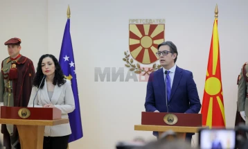 Pendarovski - Osmani: Common future in Euro-Atlantic institutions an investment in further stabilization of Western Balkans