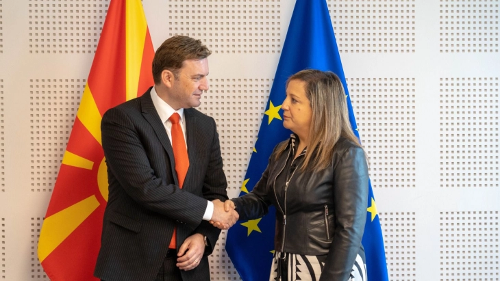 Osmani meets García Pérez and Weber: Support from European social-democrats and conservatives for country's Euro-integration
