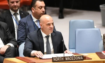 Kovachevski at UN Security Council: North Macedonia example for solving open issues