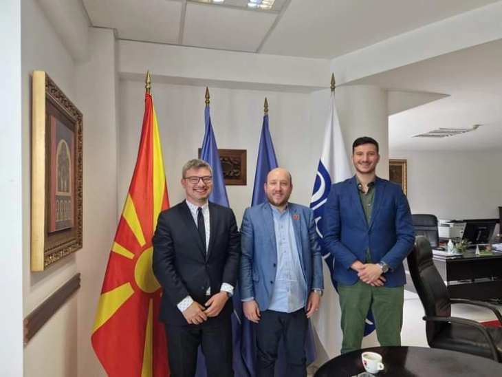 Државниот секретар во МНР, Тосевски, се сретна со претседателот на МД „Илинден