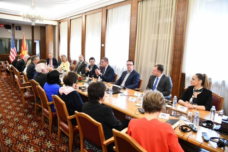 Mickoski meets delegation of Council of American Ambassadors