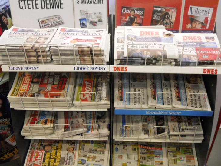 Чешките весници загрозени од зголемениот ДДВ