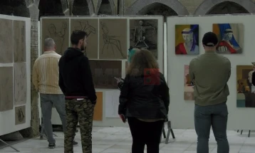 Студенти на штипскиот Универзитет „Гоце Делчев“ имаа изложба во галеријата „Безистен“