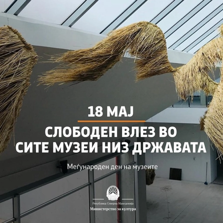 Костадиновска Стојчевска: Утре бесплатен влез во сите музеи низ земјава
