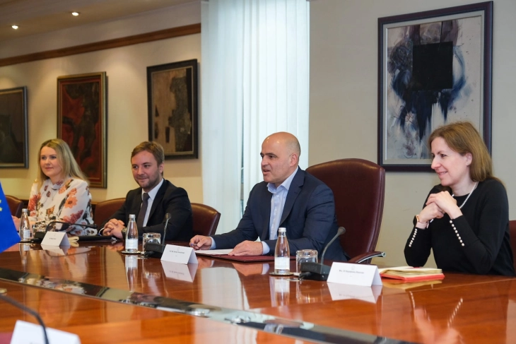 Kovachevski meets Koopman and Matuella: Firm support and expectations over N. Macedonia’s next step in EU integrations