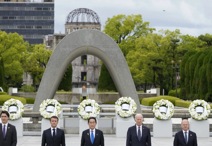 Liderët e G7 kanë shprehur respekt ndaj viktimave nga bomba bërthamore në Hiroshima