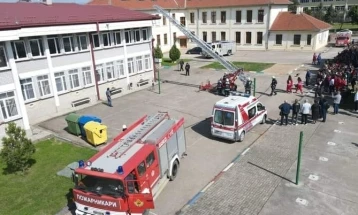 Тактичко-показна вежба на Територијалната противпожарна единица од Делчево