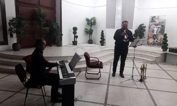 Празничен концерт на труба и пијано во Делчево