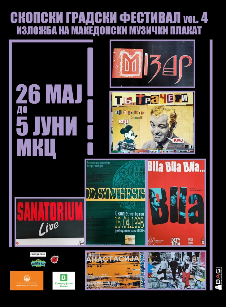 Exhibit of Macedonian music concert posters to open at MKC