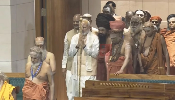 Нарендра Моди свечено ја отвори новата зграда на индискиот парламент