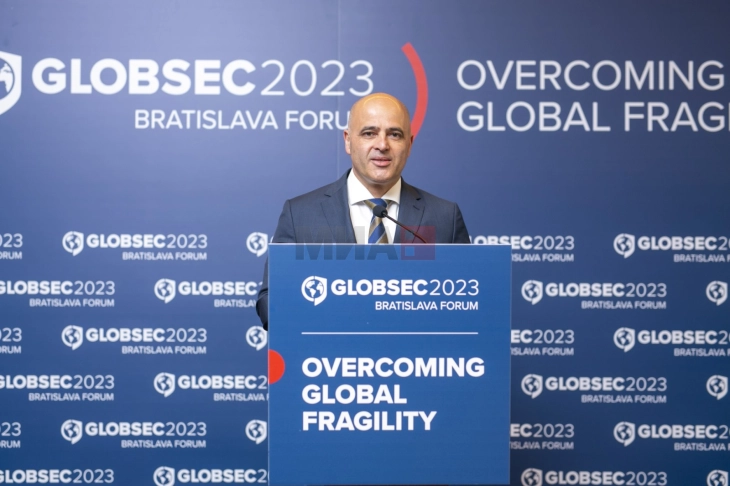 Kovachevski at GLOBSEC Forum: United Europe - only answer to crises and challenges