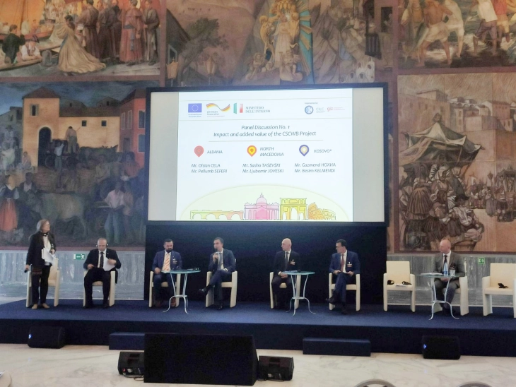 Завршна конференција на Проектот „Сузбивање на сериозен криминал во Западен Балкан – ИПА 2019” во Рим