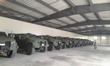 Пристигна воен конвој со нови лесни оклопни возила JLTV за Армијата