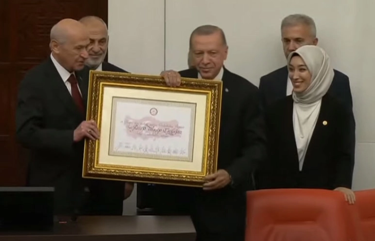 Turkey's Erdoğan sworn in as president for another five-year term