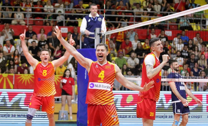 Втора победа за македонските одбојкари во европската Златната лига
