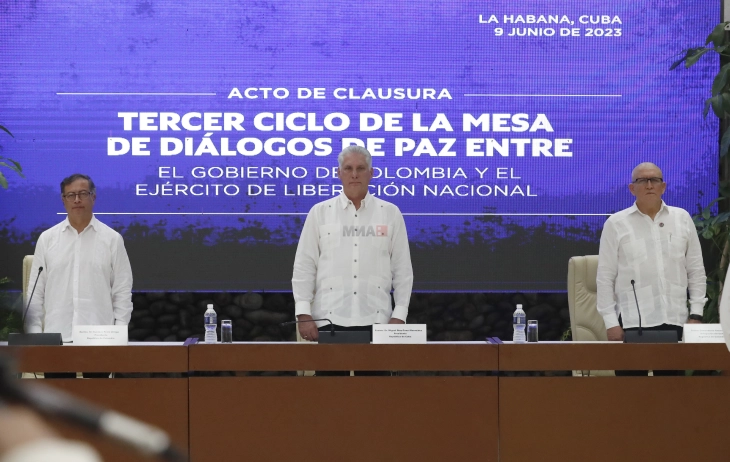 Qeveria kolumbiane dhe guerilët e ELN në Havanë kanë nënshkruar një marrëveshje armëpushimi