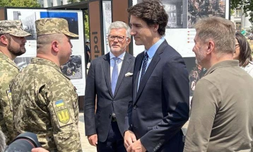 Канадскиот премиер Џастин Трудо го посети Киев за да ја изрази својата поддршка за Украина