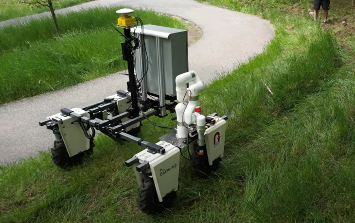 Самоуправувачки робот за уништување инсекти-штетници