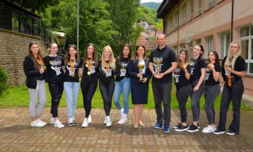 Кошаркарките од СОУ Ѓорче Петров на Европско средношколско првенство