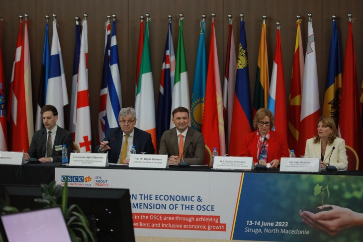 OSCE Conference in Struga focuses on promoting security through sustainable development and economic growth